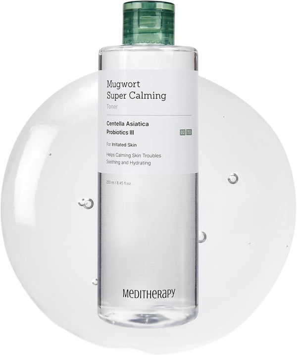 Mugwort Super Calming Toner - 100% Natural Vegan & Cruelty Free, Soothing Booster for Redness-prone Skin 8.45 fl.oz /
