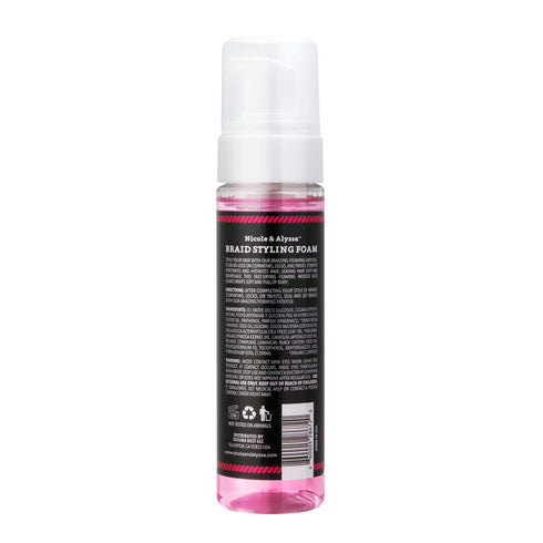 Nicole & Alyssa Braid Styling Foam, 7.2oz