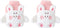SKUZA Hot Water Bottle,Winter Rubber Hot Water Bottle Rabbit Hot Water Bag with