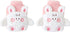 SKUZA Hot Water Bottle,Winter Rubber Hot Water Bottle Rabbit Hot Water Bag with