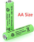 10 Packs 1.2V AA 900mAh Ni-MH Rechargeable Batteries for Solar Lights, Garden Lights, Remotes, Mice