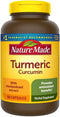 Nature Made Turmeric Curcumin 500mg Capsules, Antioxidant, Value Size, 180 Ct