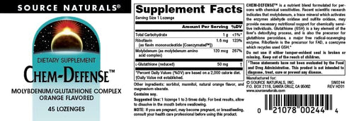 Source Naturals Chem-defense, 45 Orange Lozenges