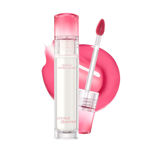 CLIO Crystal Glam Tint | Glossy Finish, Lightweight, Buildable, Long-Lasting, Vivid, Transparent, Shiny, Moisturizing