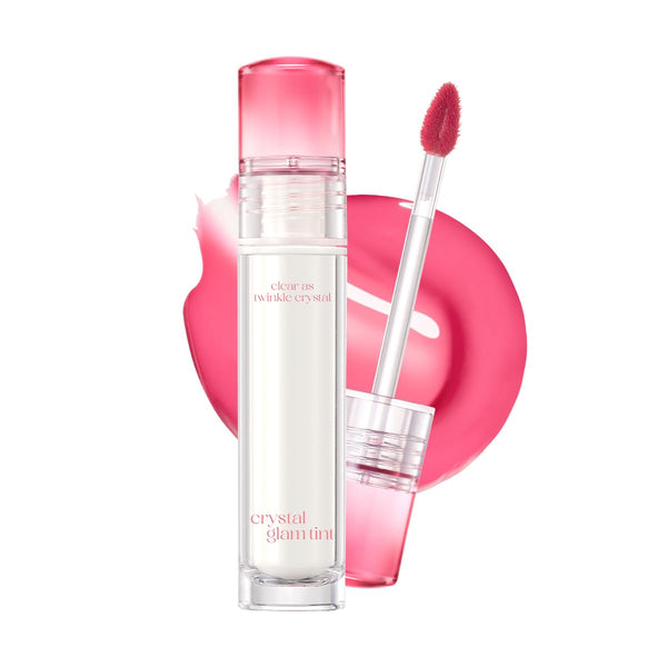 CLIO Crystal Glam Tint | Glossy Finish, Lightweight, Buildable, Long-Lasting, Vivid, Transparent, Shiny, Moisturizing