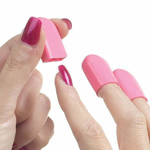 Individual Bag - 10 Finger Tips to Protect Nails from Tanning Beds / UV Rays