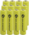 (12 Pack) Solar Light Batteries AAA NiCd 1.2V 600mAh, Triple A Rechargeable Batteries for Garden Lights