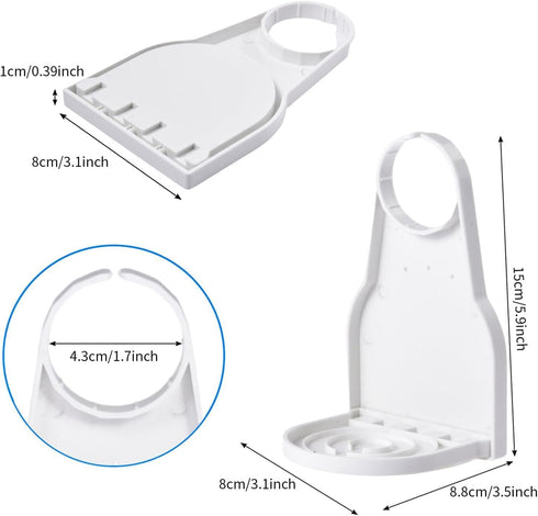 ZhangyiHot 1 Cup15cm*8.8cm*8cm Pc white Detergent Dispenser Drip Tray For Fabric Softener Container Laundry Detergent