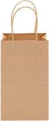 Juvale Paper Gift Bags with Handles, 12 Pack, 3x5.25x8.5 in Brown, Party Favor Bags