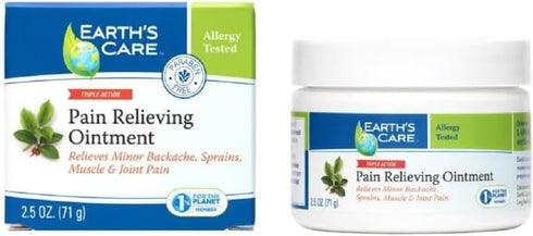 Earth's Care Pain Relieving Ointment, Triple Action Muscle and Joint Cream, 1 Count