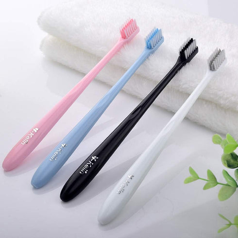 Y-Kelin V-Shaped Orthodontic Toothbrush for Braces, Soft Bristle with Inter Dental Brush, 4 Count