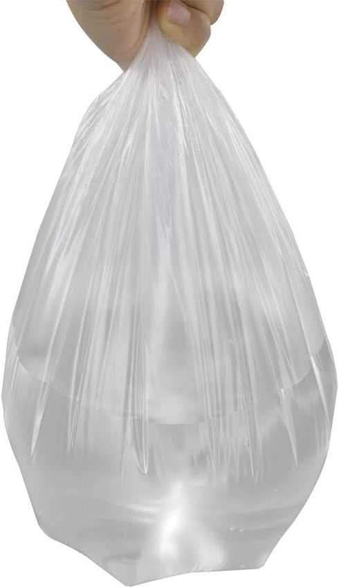 1.5 Gallon Small Trash Can Liner Bag, 200 Count, Clear Bathroom Office Bedroom Garbage Bags