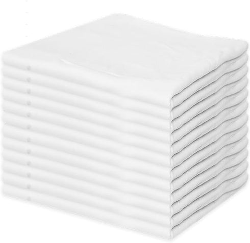 12 Pack New Lint Free Rags, 100% Cotton Cloth for Cleaning, Soft T-shirt Material for Household, Automotive Use