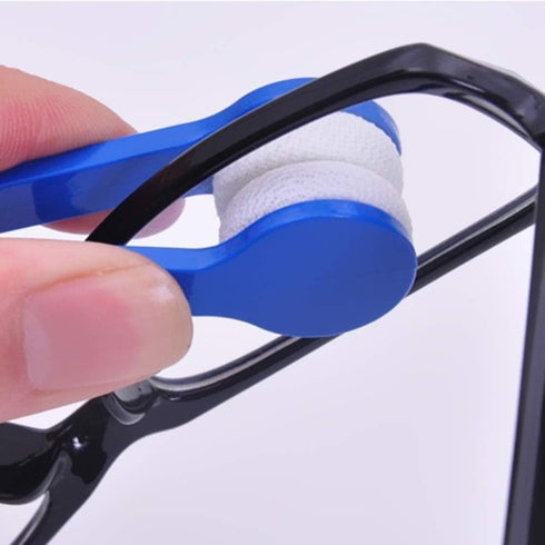 VinBee 20 Pcs Eyeglass Cleaner Clip, Mini Microfiber Spectacles Cleaner Brush, Random Color Cleaning Tool