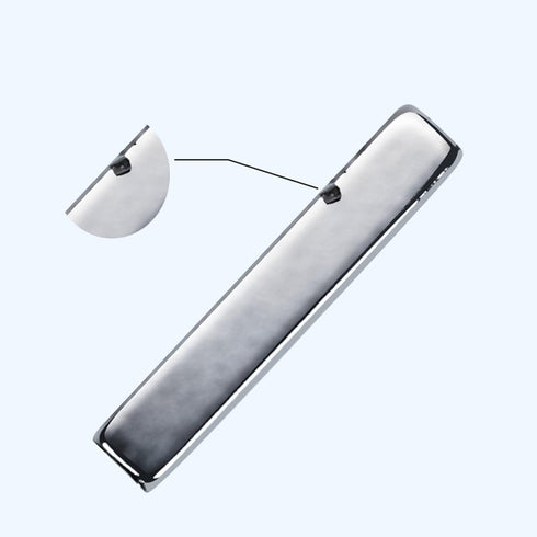 Silver Magnetic Wand for 3D Cat Eyes, Multifunctional Nail Tool with Long Strip Magnet for DIY Manicure - Gel Polish Art
