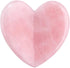 ZHDECOR Healing Crystal Rose Quartz Heart Love Massage Tool Natural Gemstone Gua Sha Board Facial Scraping Massager