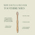 Kids Biodegradable Bamboo Toothbrush, Eco-Friendly, BPA Free Soft Bristle, Dentist-Approved by Plus Ultra