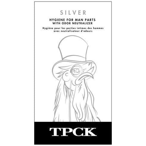 ToppCock Silver Hygiene Gel for Men – 3.02oz Leave-On Groin & Ball Deodorant, Anti-Chafing, Odor Neutralizer
