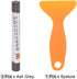Wax Filler Stick, 3pcs Wooden Repair Wood Wax Fill Sticks with Spatula for Furniture Touch Up Kit (Ash Grey)