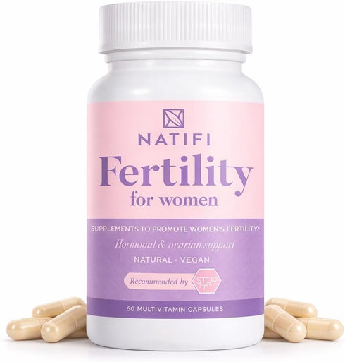 Natifi Conception Fertility Prenatal Vitamins Regulate Cycles, Balance Hormones, Aid Ovulation. Conception Multivitamin