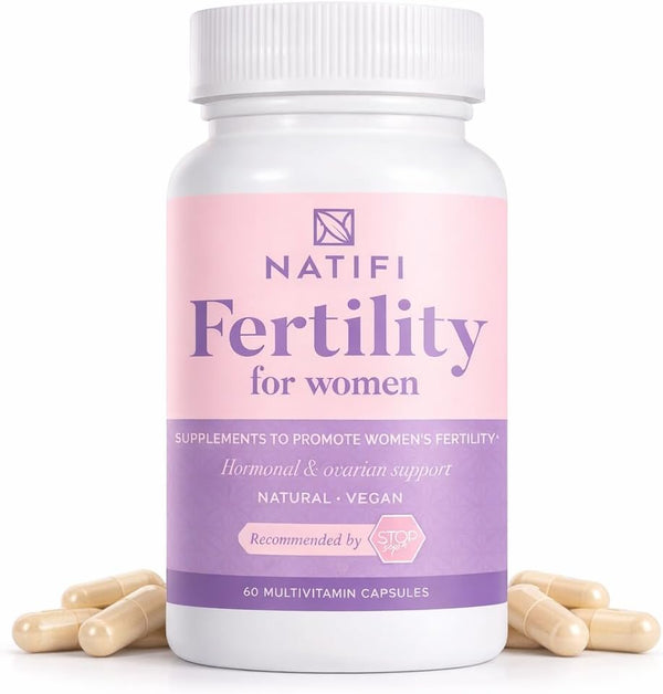 Natifi Conception Fertility Prenatal Vitamins Regulate Cycles, Balance Hormones, Aid Ovulation. Conception Multivitamin