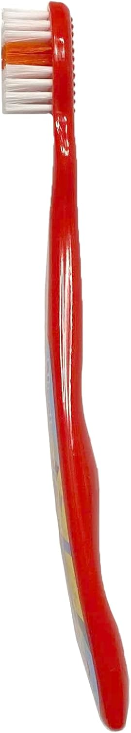 Brush Buddies Blippi Toothbrush with Travel Cap, Soft Bristle Toothbrushes for Kids, 2PC