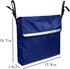 IOCCIOBB Durable Oxford Cloth Wheelchair Bag, Elderly Secure Mobility Aid Accessories Storage Pouch, Waterproof