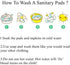 Reusable Menstrual Pads (7 in 1, 10in*7in), PHOGARY Bamboo Cloth Pad for Heavy Flow with Wet Bag, Washable Overnight