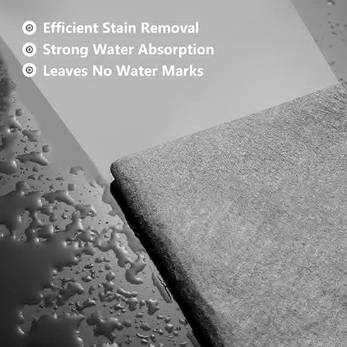 ZWEBY 10 Pcs Magic Cleaning Cloth, Microfiber Magic Cloth Window Cleaning Cloths, Streak-Free, Reusable, Gray