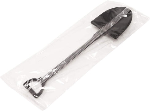 Honbay 50PCS Plastic Disposable Mini Ice Cream Dessert Spoons, Shovels for Pudding and Yogurt, Family or Party Use