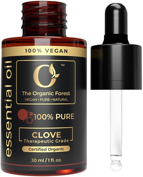 100% Pure & Natural Clove Oil - Hair Care, Oral Care, Aromatherapy, Strong Spicy Aroma