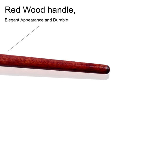 WOKOTO Nail Gradient Brush with Red Wooden Handle for UV Gel Nail Design
