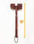KingdomOfSmile 12 4 Inches Rough Roller Stick Back and Full Body Makha Wooden Massager Manual for Muscle Neck Foot
