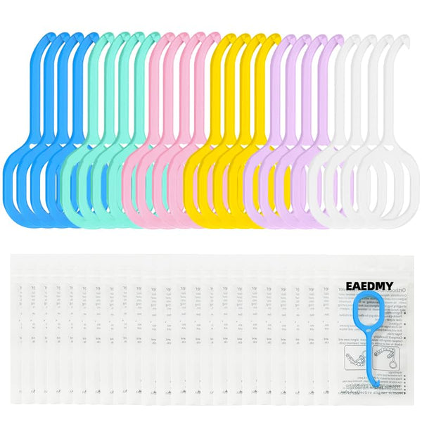 24PCS Dental Grade Clear Aligner Removal Tool for Invisible Braces, Retainers, and Dentures
