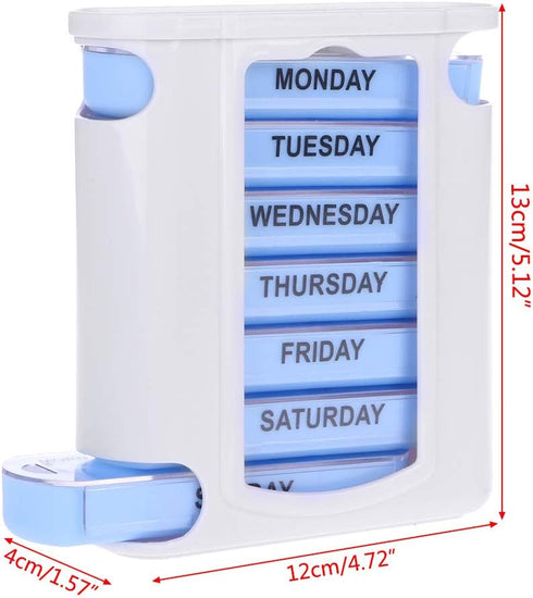 NGCG 4 7 Weekly for Pill Organizer Times A Day Day Morn Noon Pm for Pill Organizer Large Daily for Pill Cases for Pill