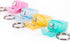 20Pcs Portable Dental Floss Key Chain, Tooth Shaped Flat-Line Design Cleaning Oral Care Hygiene 15M Length