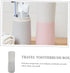 MAGICLULU Travel Toothbrush Cup and Toothpaste Storage Box, Dual-color Portable Mouthwash Cup, Gray, Compact for Travel