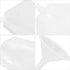 Packaging 1000ml 50pcs GANAZONO Disposable Liquid Bags Spout Pouch with Funnel Leak-proof Drink Storage Bags for Juice