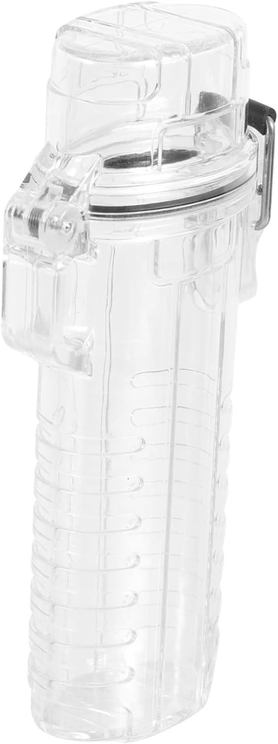Clear Coat Waterproof Lighter Holder, Plastic Dual Purpose Organizer Case for Lighters