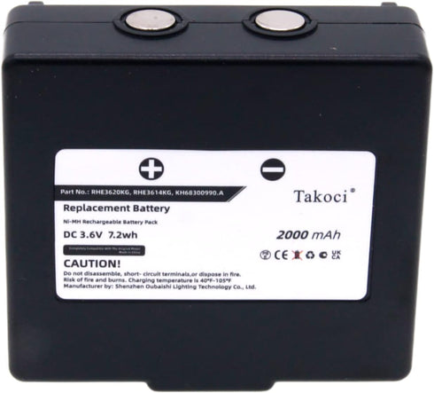68300900 Battery Replacement for ABITRON KH68300990.A, HETRONIC 2000mAh 3.6V