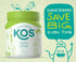 KOS Organic Inulin Powder, Unflavored & Unsweetened Superfood - 112 Servings Bag, Vegan, Non-GMO, Gluten-Free,