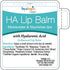 Hyalogic HA Lip Balm - Unflavored, 4.25g Stick - Hyaluronic Acid & Organic Coconut Oil for Dry Lips