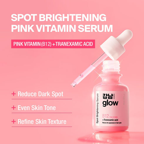 Spot Pink Vitamin Serum, 1.01 fl oz - B12 Vitamin Serum for Face, Niacinamide Serum for Dull Skin & Uneven Tone