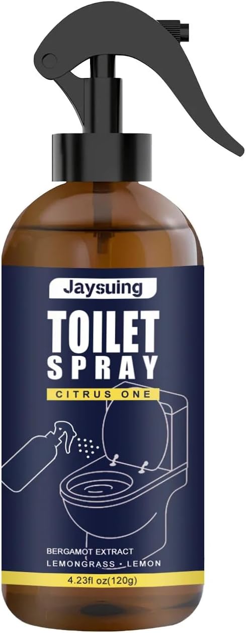 The Spritz Before You Poo Toilet Spray - Citrus Scent, 4.2 Fl Oz | Great for Home, Office, Travel & Public Restrooms