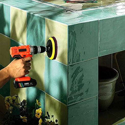 Power Scrubber Pads Drill Attachment - GOH DODD 26 Pieces Headlight Restoration Kit for Cleaning