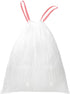 10 Gallon Drawstring Trash Bags, Pack of 26, Unscented, 1.58Mil Thickness, 60x71cm, White