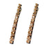 Vpang 2 Pcs Shiny Rhinestone Diamond Barrette Clip, Duckbill Alligator Hair Accessories for Women (Champagne)