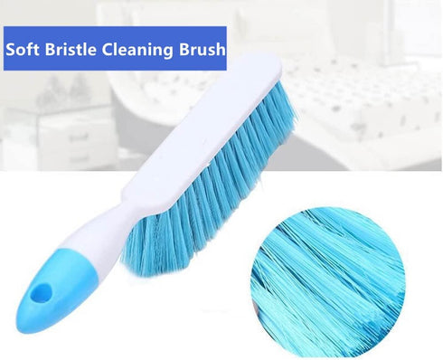 Soft Bristle Bed Sheets Sweeping Cleaning Brush, Counter Duster for Debris Hair Remover, 3 Pack