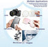 500 Pieces Lens Cleaning Paper Tissue with 2 Double Sided Cleaning Cloth for Cameras, Screens, Glasses