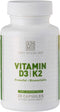 Amy Myers MD Vitamin D3 K2 10000 IU, Vitamin K2 MK-7 45 Mcg, Supports Immune Function, Energy Levels & Positive Mood,